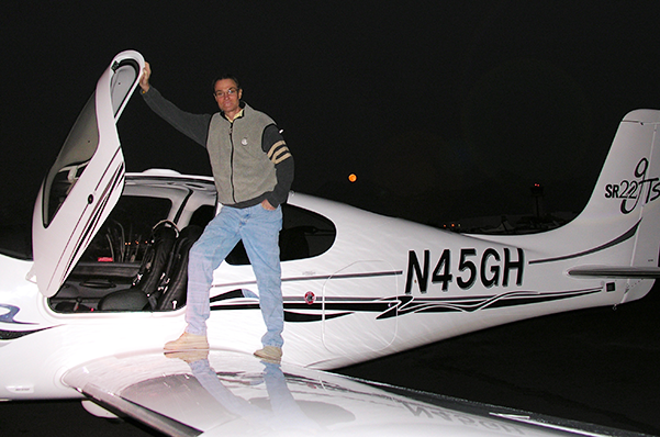 Greg with his Cesna